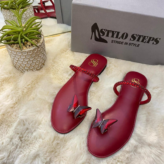 Butterfly Flats Red