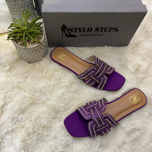 Glitzora Slides Purple