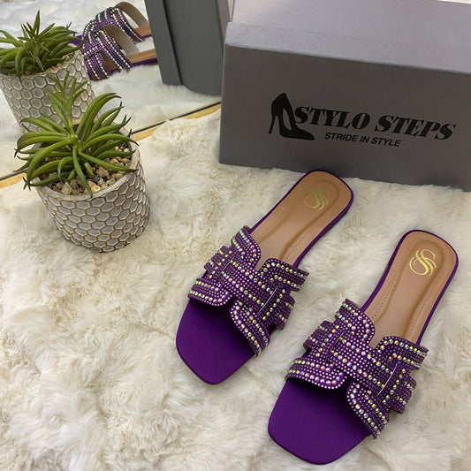 Glitzora Slides Purple